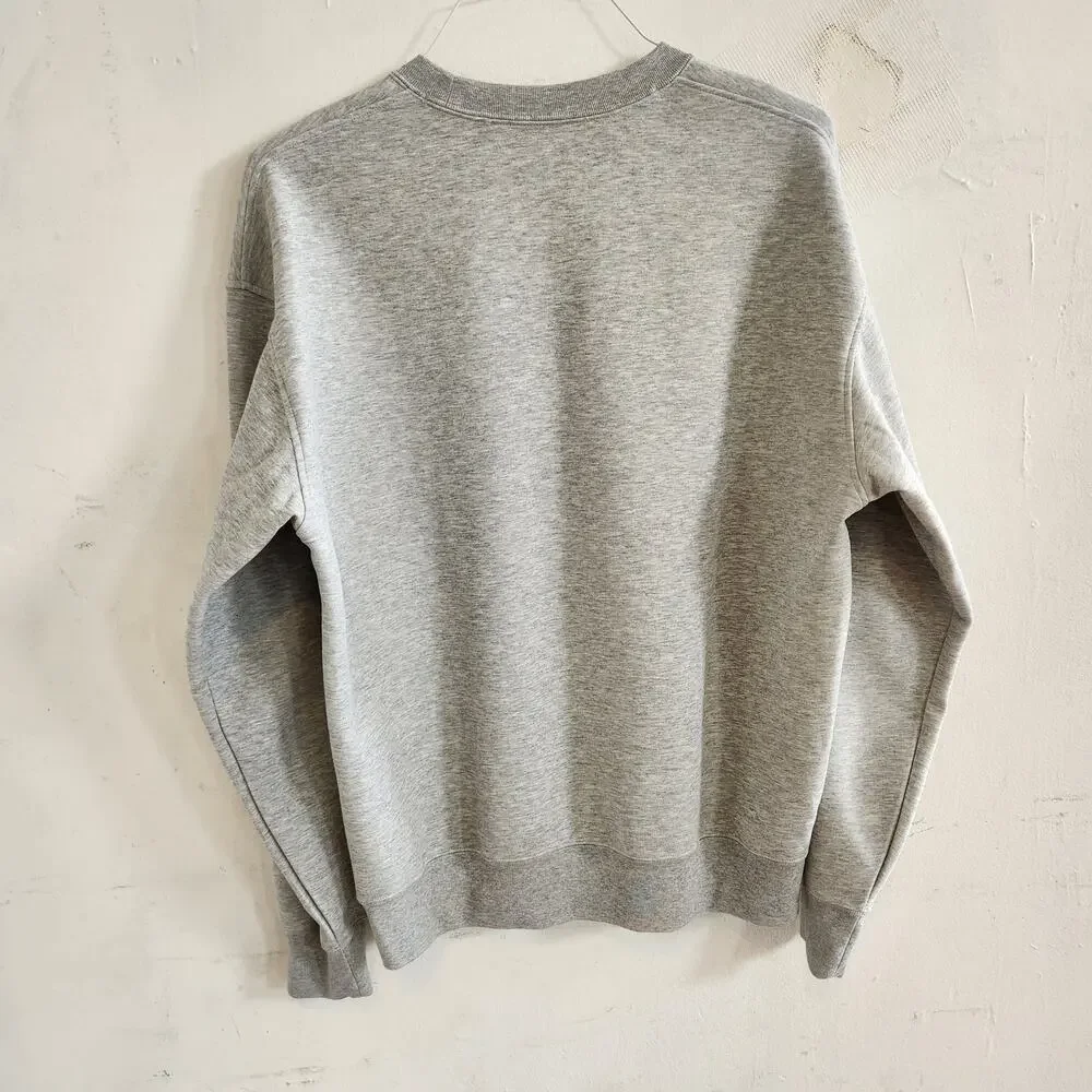 UNIQLO +C Clare Waight Keller Men’s M Gray Oversized Crewneck Sweatshirt Sweater
